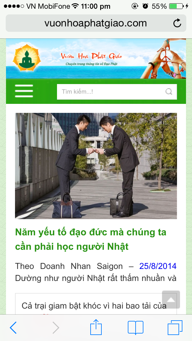 thiet ke website phat giao   vuonhoaphatgiao com