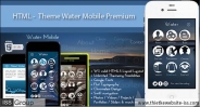 html   theme water mobile premium