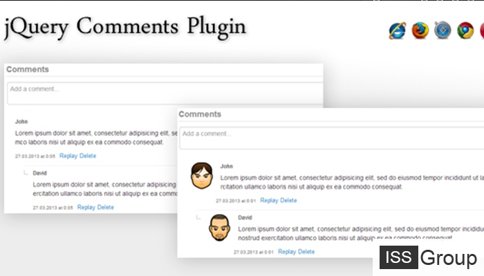 jquery comment plugin for website