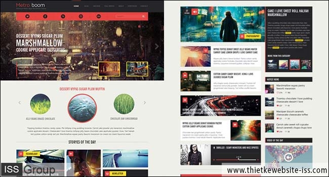 html   theme website metroboom premium