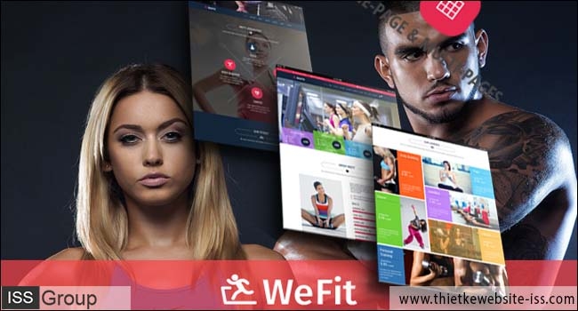 html   theme website suc khoe the hinh online wefit premium